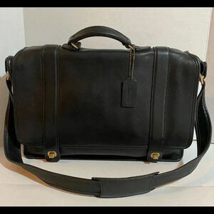 Coach vintage  unisex leather Essex briefcase bag